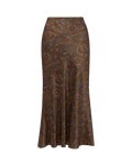 Clover Paisley Midi Skirt