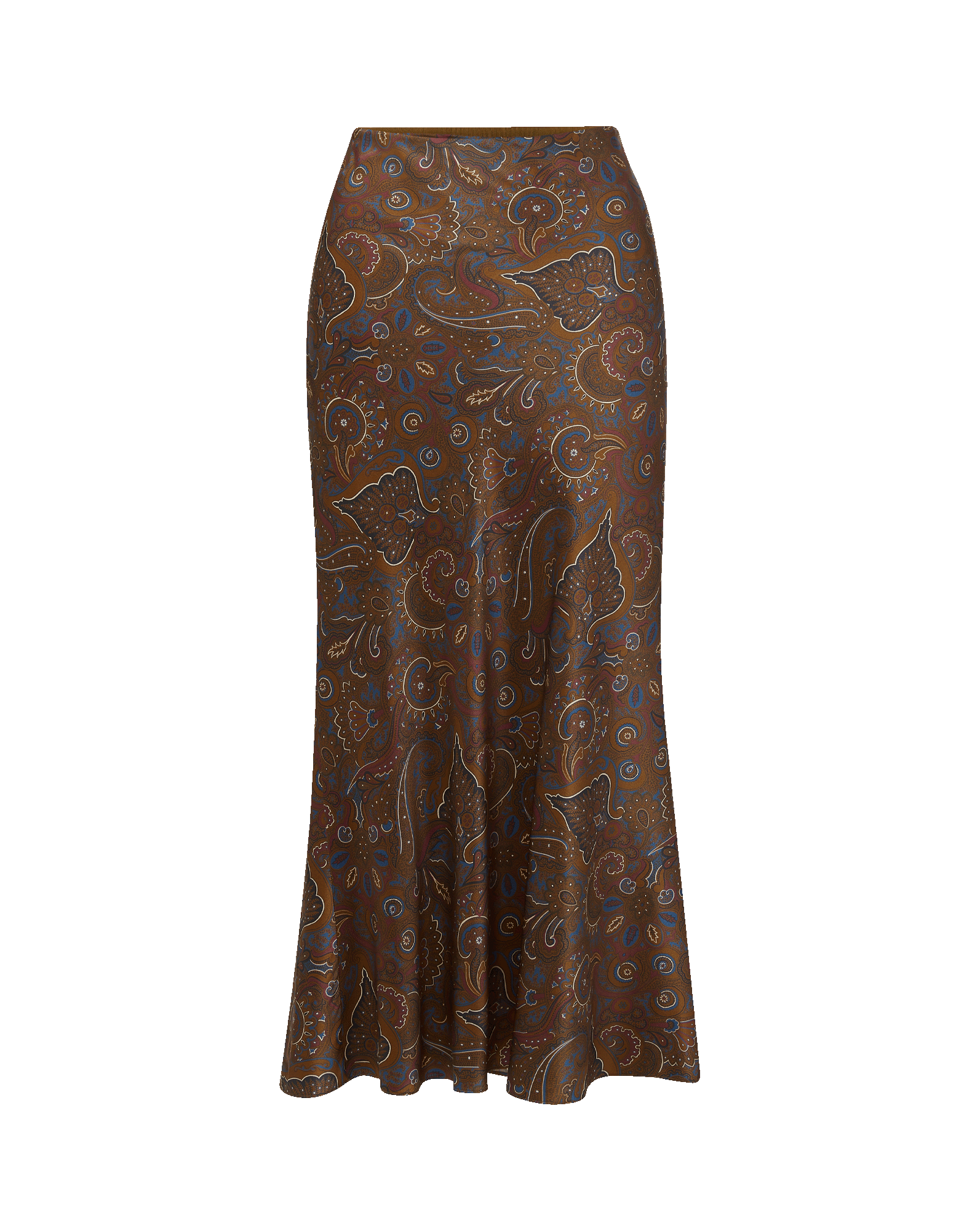 Clover Paisley Midi Skirt