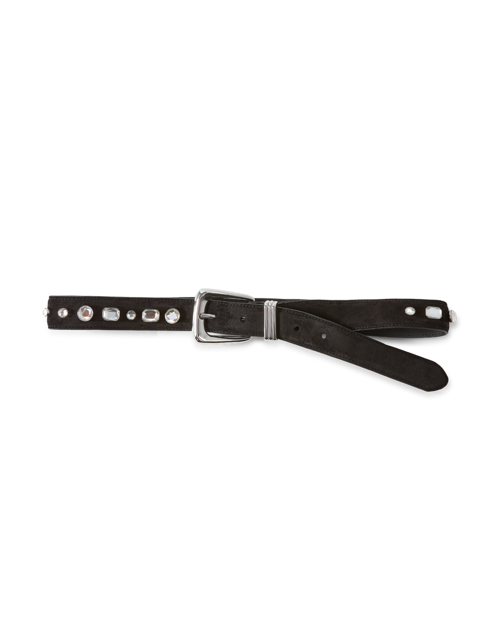 Arch Suede Embellished Belt