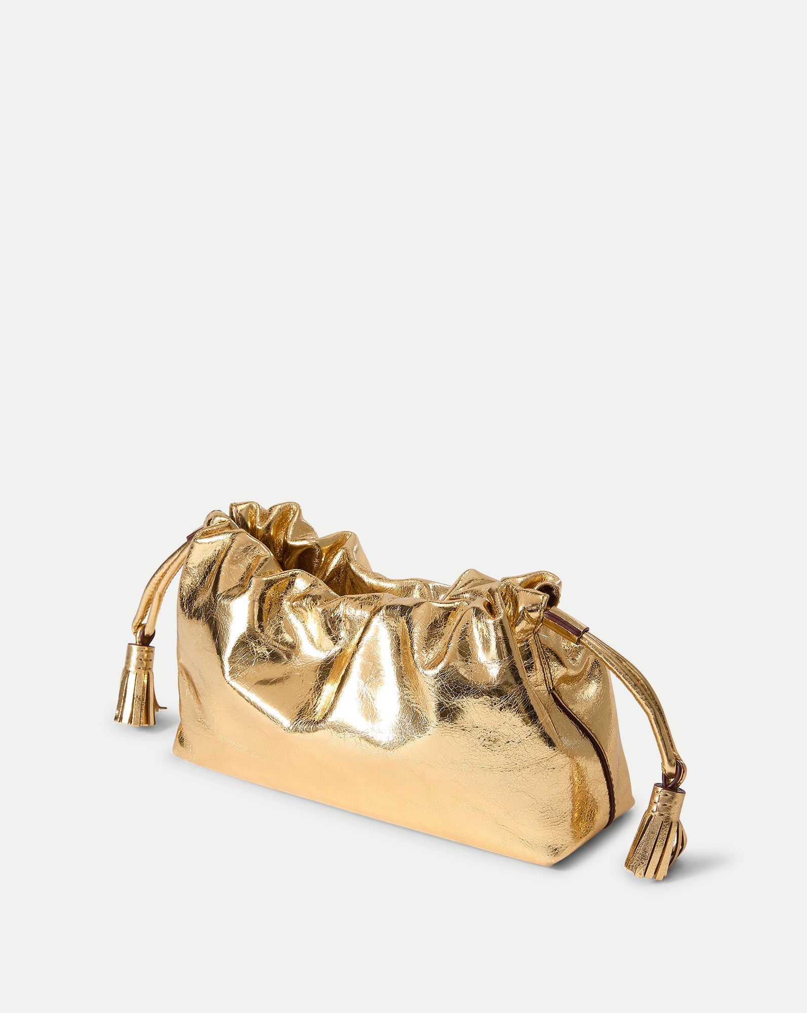 Small Metallic Veronica Beard Stash Bag